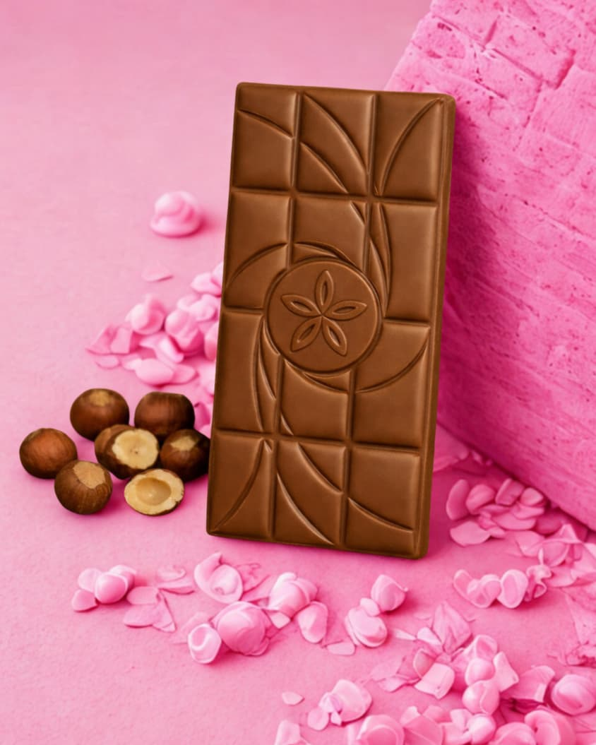 Hazelnut Lace Crunch in 35% Milk Chocolate